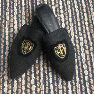 Treasure and bond slip on mules